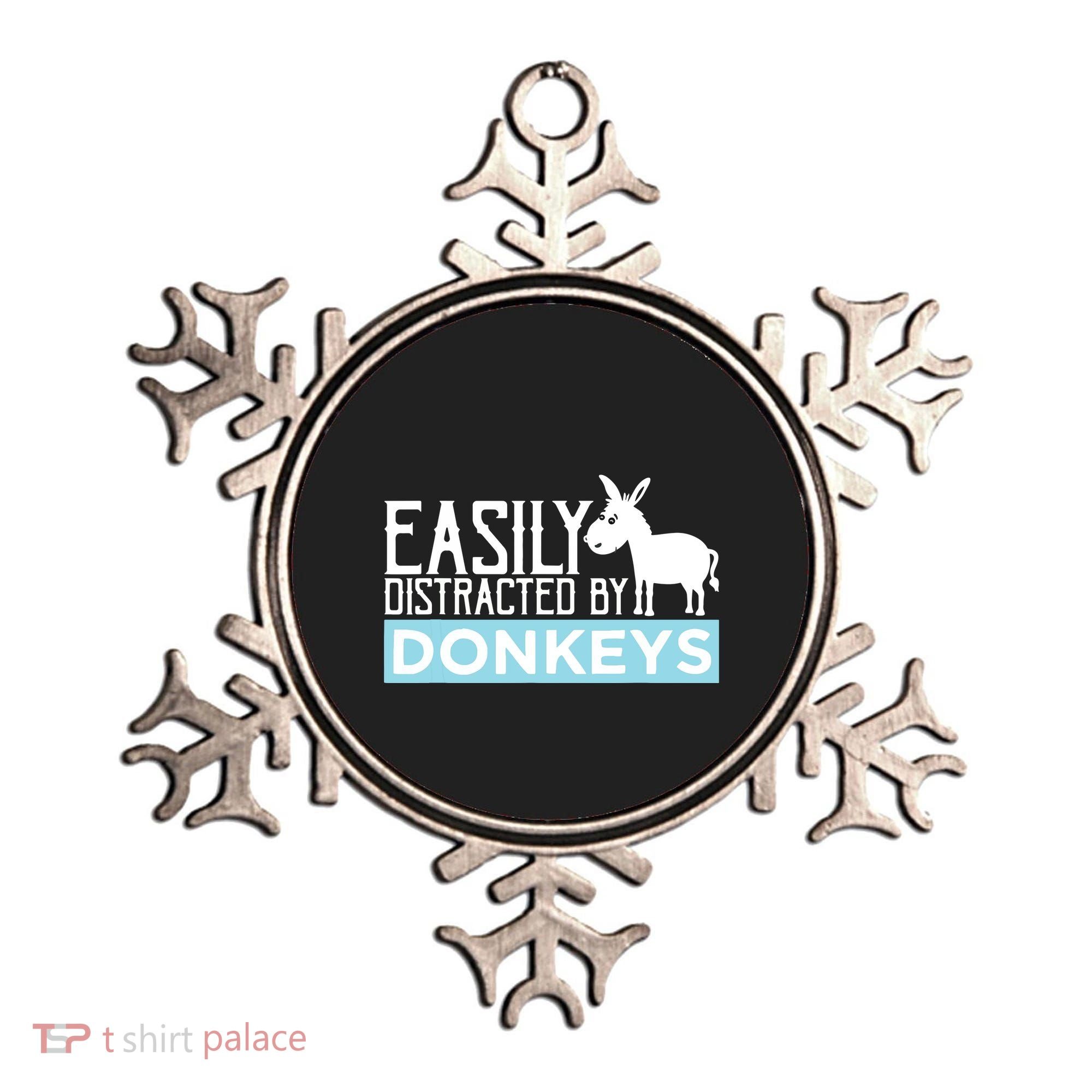 Donkeys Easily Distracted Donkey Gifts For Donkey Lovers Ornament