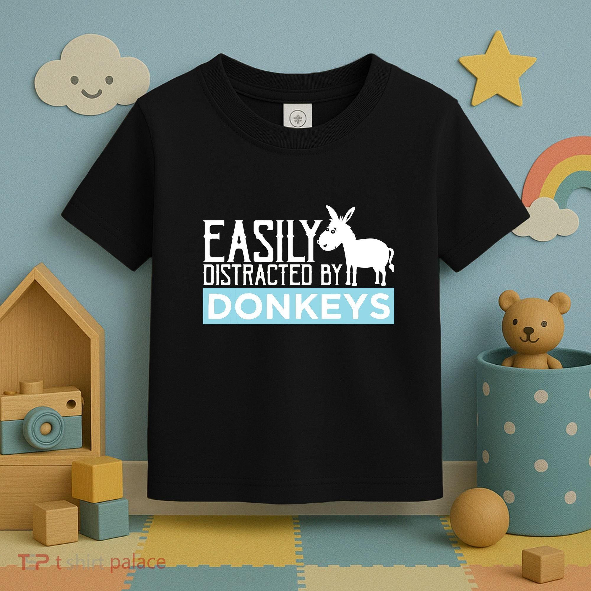 Donkeys Easily Distracted Donkey Gifts For Donkey Lovers Toddler T-Shirt