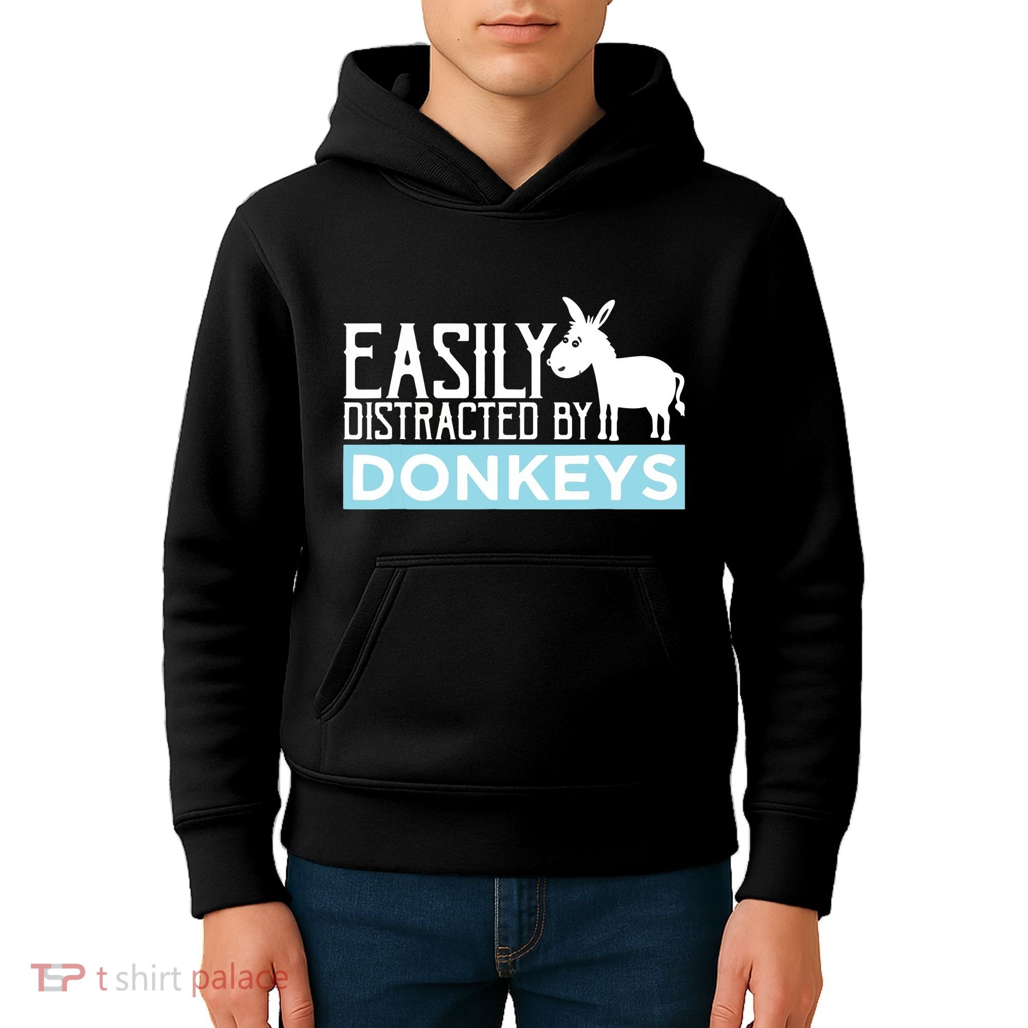 Donkeys Easily Distracted Donkey Gifts For Donkey Lovers Kids Hoodie