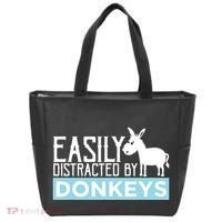 Donkeys Easily Distracted Donkey Gifts For Donkey Lovers Tote Bag thumb 0