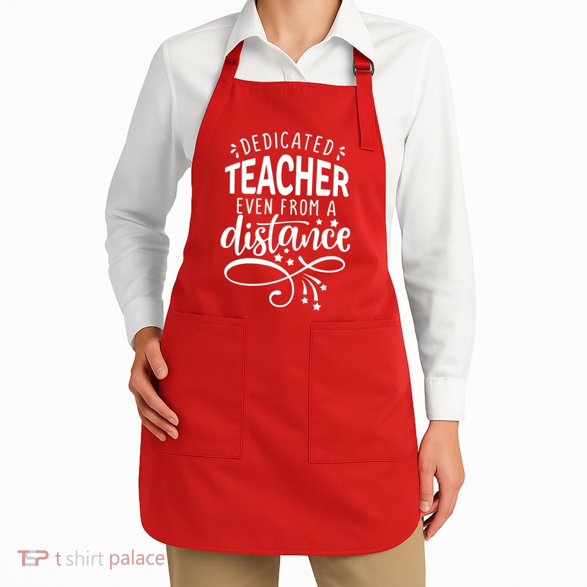 Dedicated Teacher Even From A Distance Apron