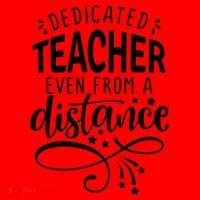 Dedicated Teacher Even From A Distance Santa Hat thumb 1