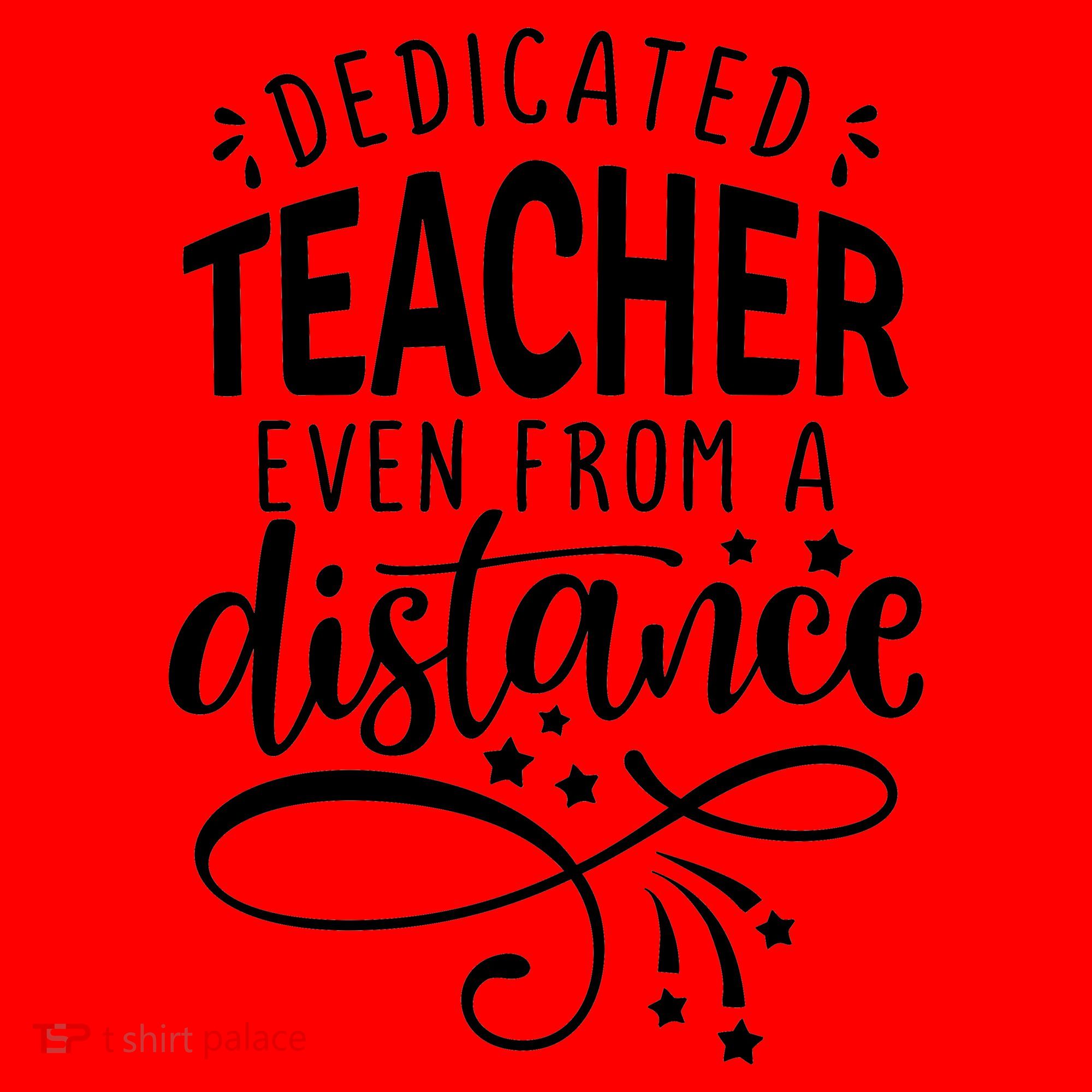 Dedicated Teacher Even From A Distance Santa Hat