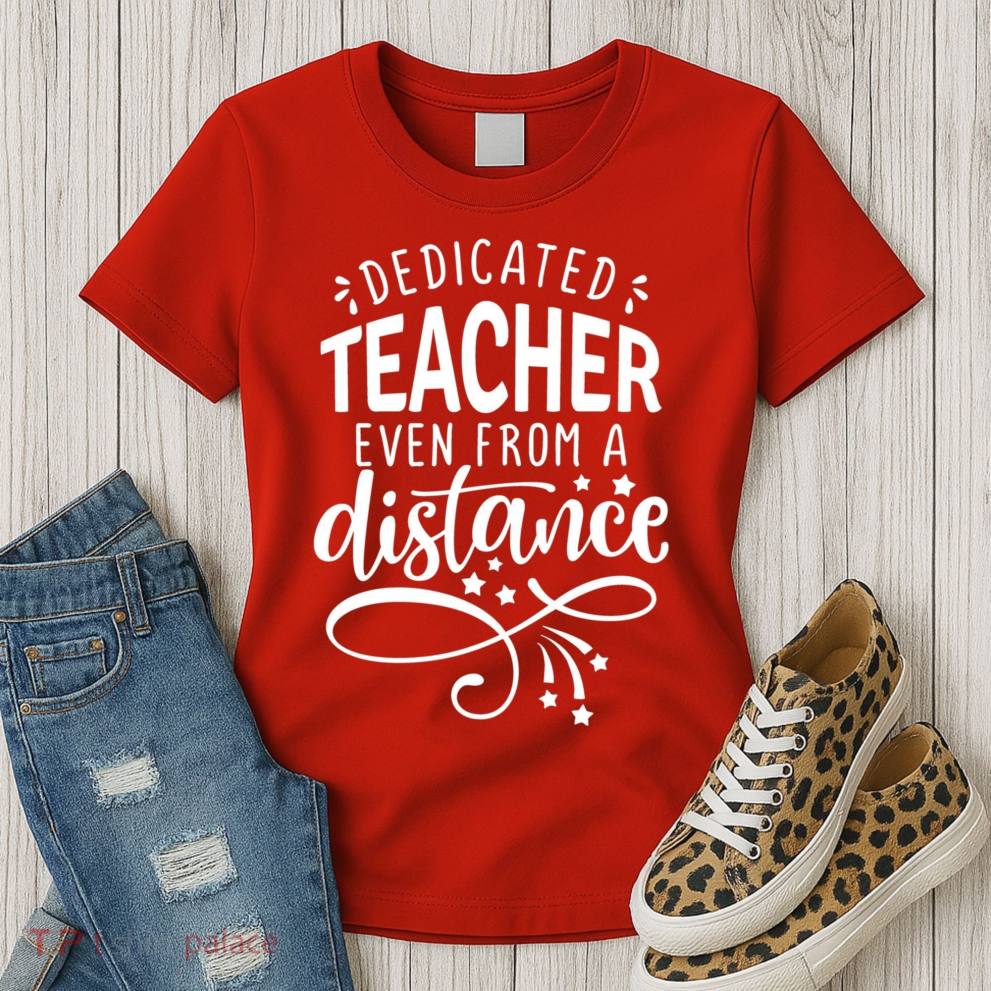 Dedicated Teacher Even From A Distance Women's T-Shirt