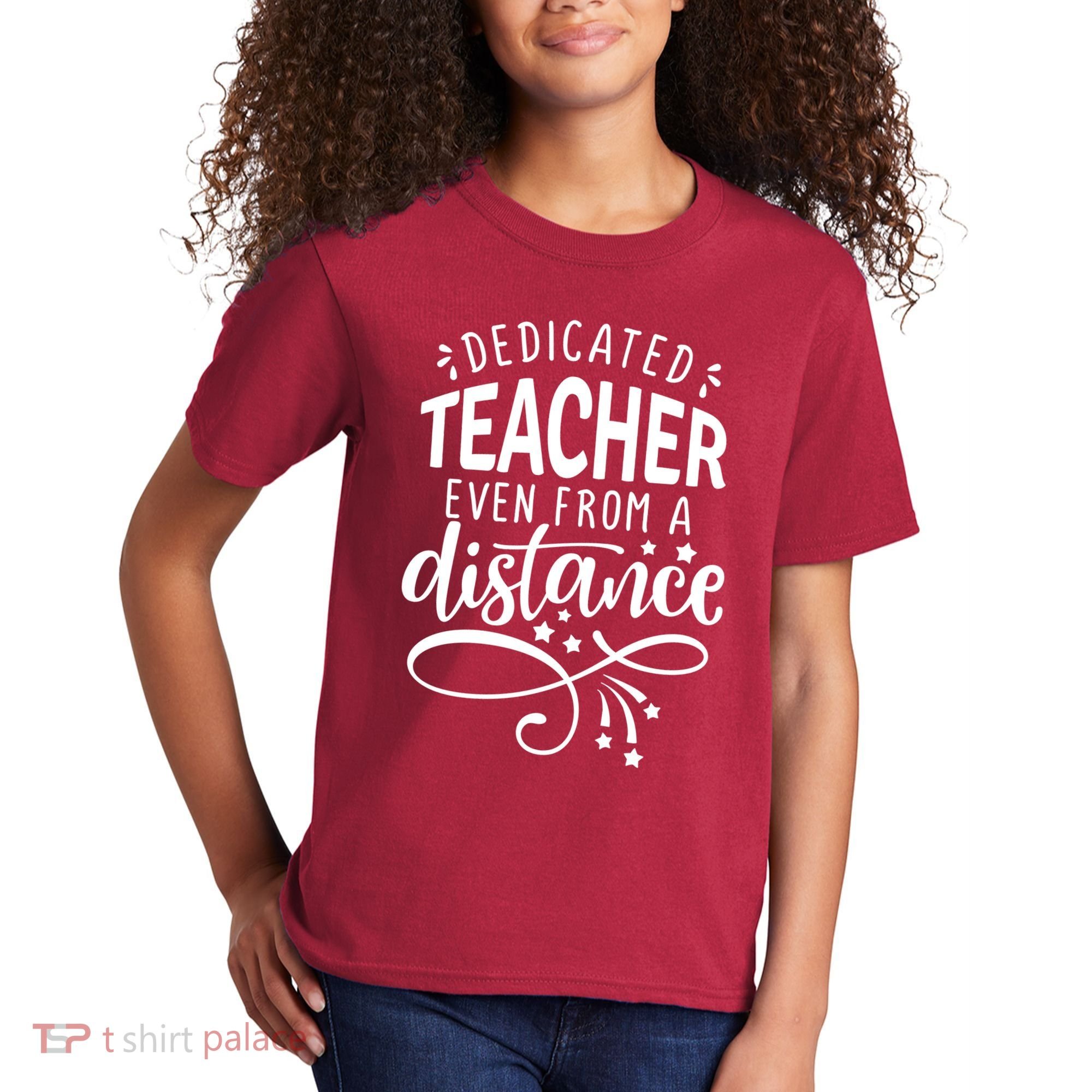 Dedicated Teacher Even From A Distance Kids T-Shirt