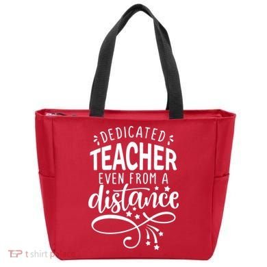 Dedicated Teacher Even From A Distance Tote Bag
