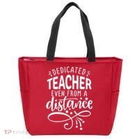 Dedicated Teacher Even From A Distance Tote Bag thumb 0