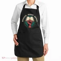 Defend Education Educate Resist Repeat Apron thumb 2