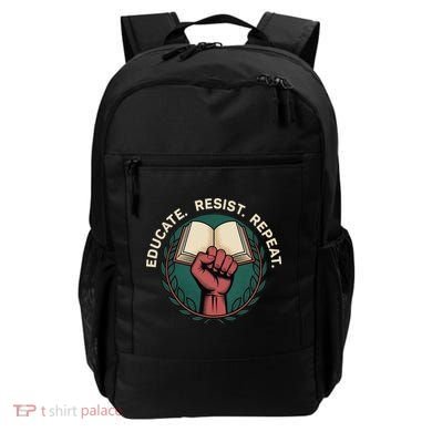 Defend Education Educate Resist Repeat Backpack