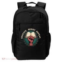 Defend Education Educate Resist Repeat Backpack thumb 0