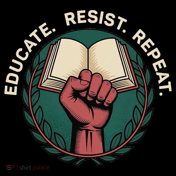 Defend Education Educate Resist Repeat Coffee Mug
