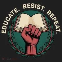 Defend Education Educate Resist Repeat Beanie thumb 2