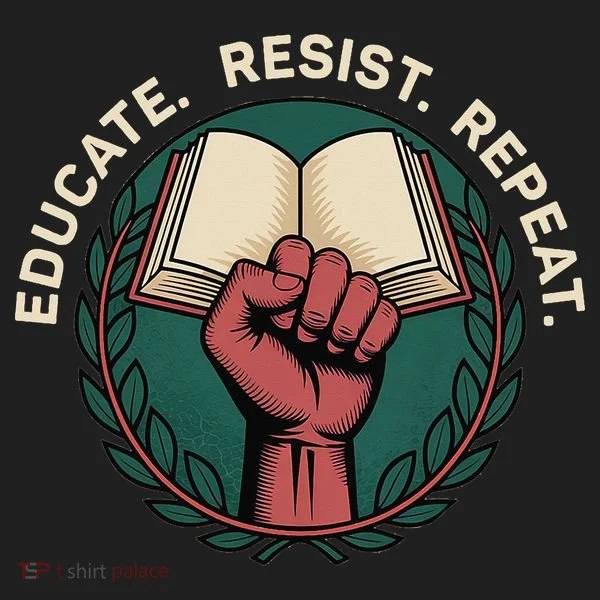 Defend Education Educate Resist Repeat Beanie