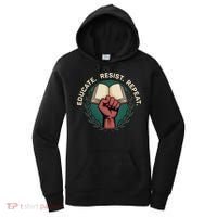 Defend Education Educate Resist Repeat Women's Hoodie thumb 0