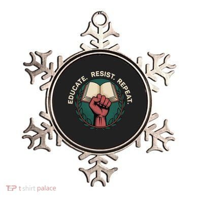 Defend Education Educate Resist Repeat Ornament