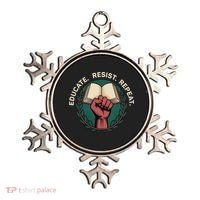 Defend Education Educate Resist Repeat Ornament thumb 0