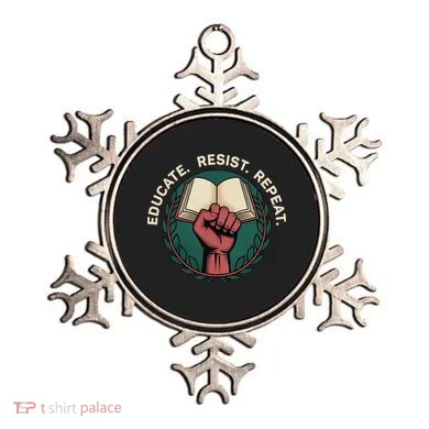 Defend Education Educate Resist Repeat Ornament