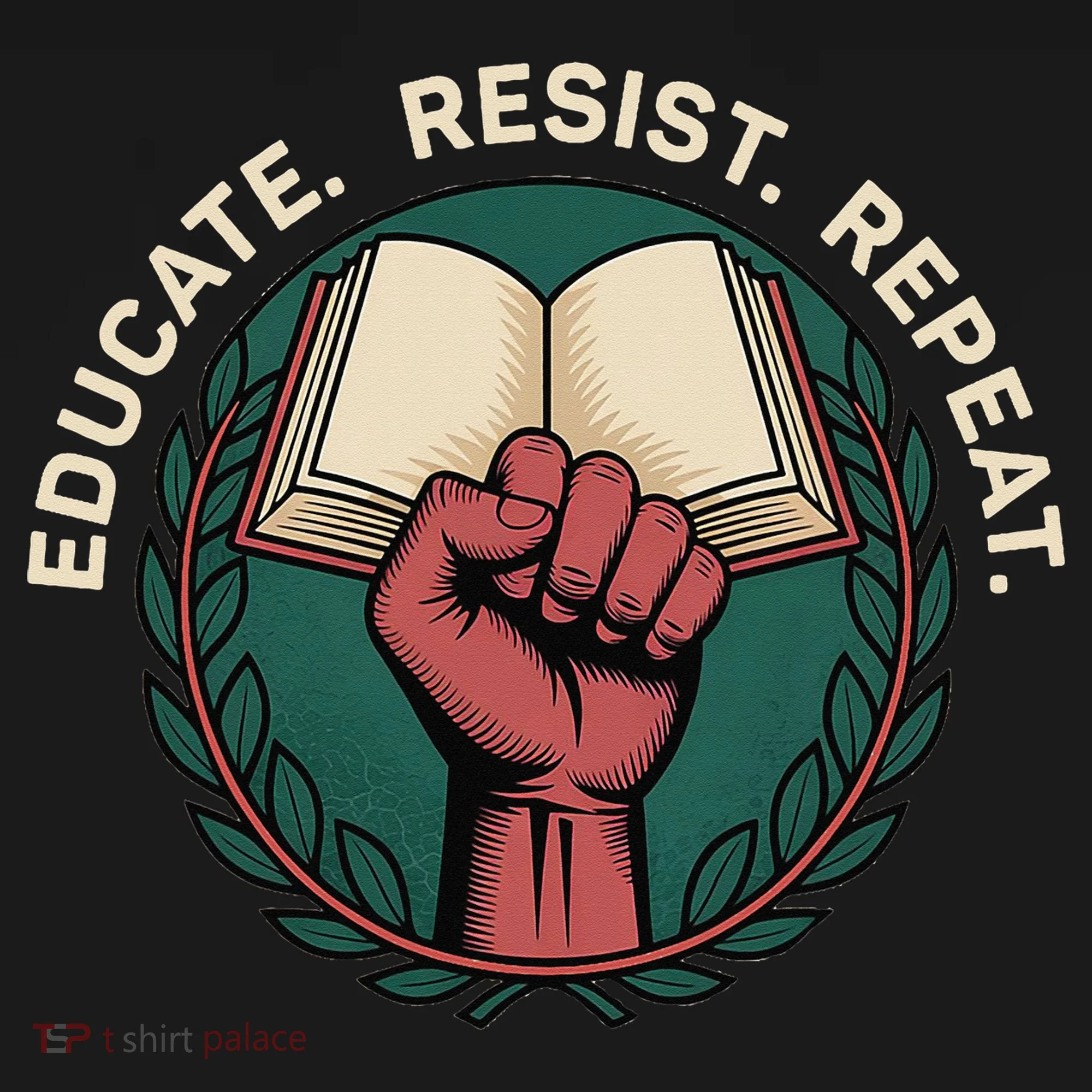 Defend Education Educate Resist Repeat Ornament