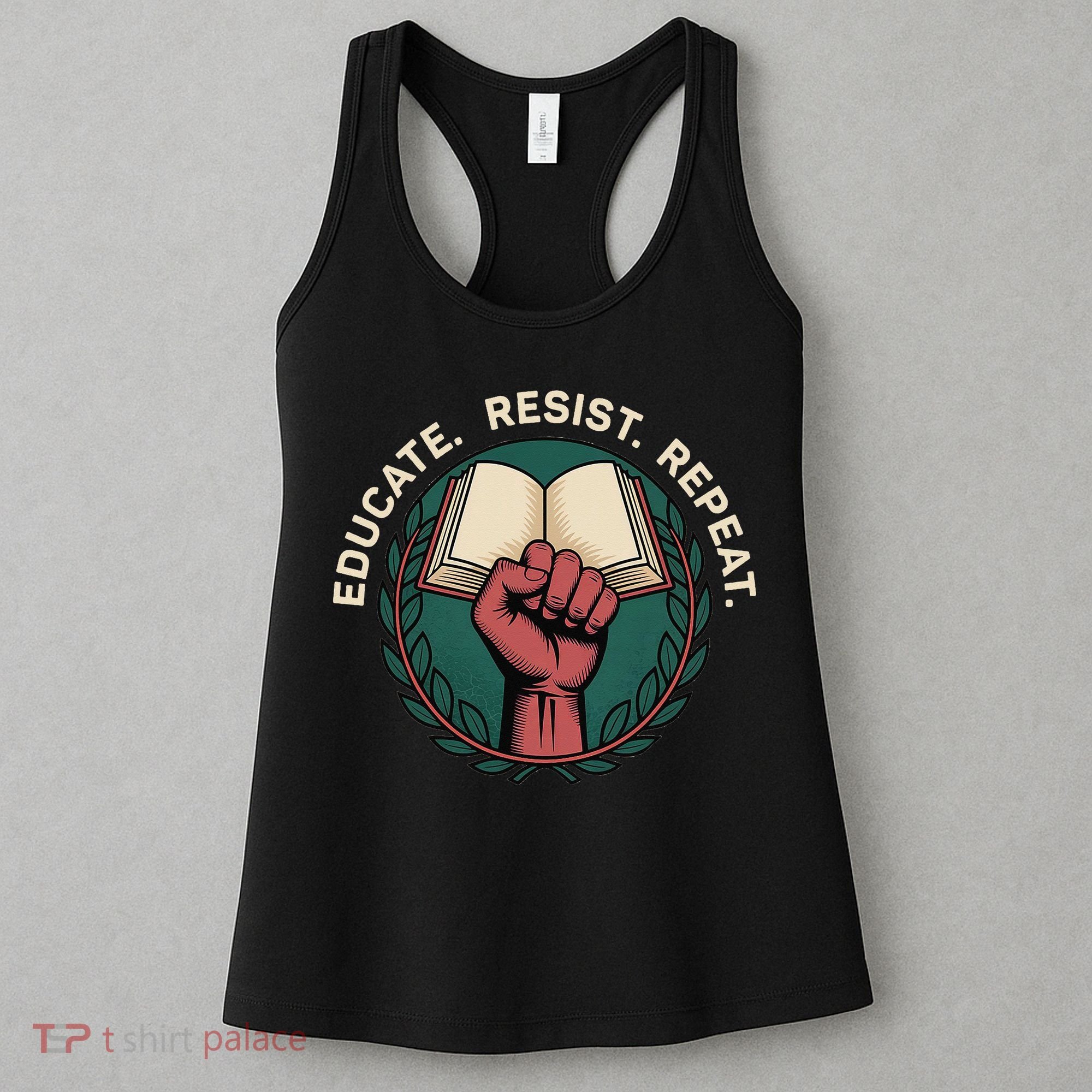 Defend Education Educate Resist Repeat Women's Tank Top