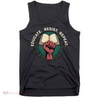 Defend Education Educate Resist Repeat Tank Top thumb 0