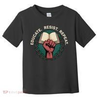 Defend Education Educate Resist Repeat Toddler T-Shirt thumb 0