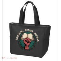 Defend Education Educate Resist Repeat Tote Bag thumb 3