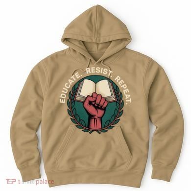 Defend Education Educate Resist Repeat Hoodie
