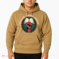 Defend Education Educate Resist Repeat Hoodie thumb 2