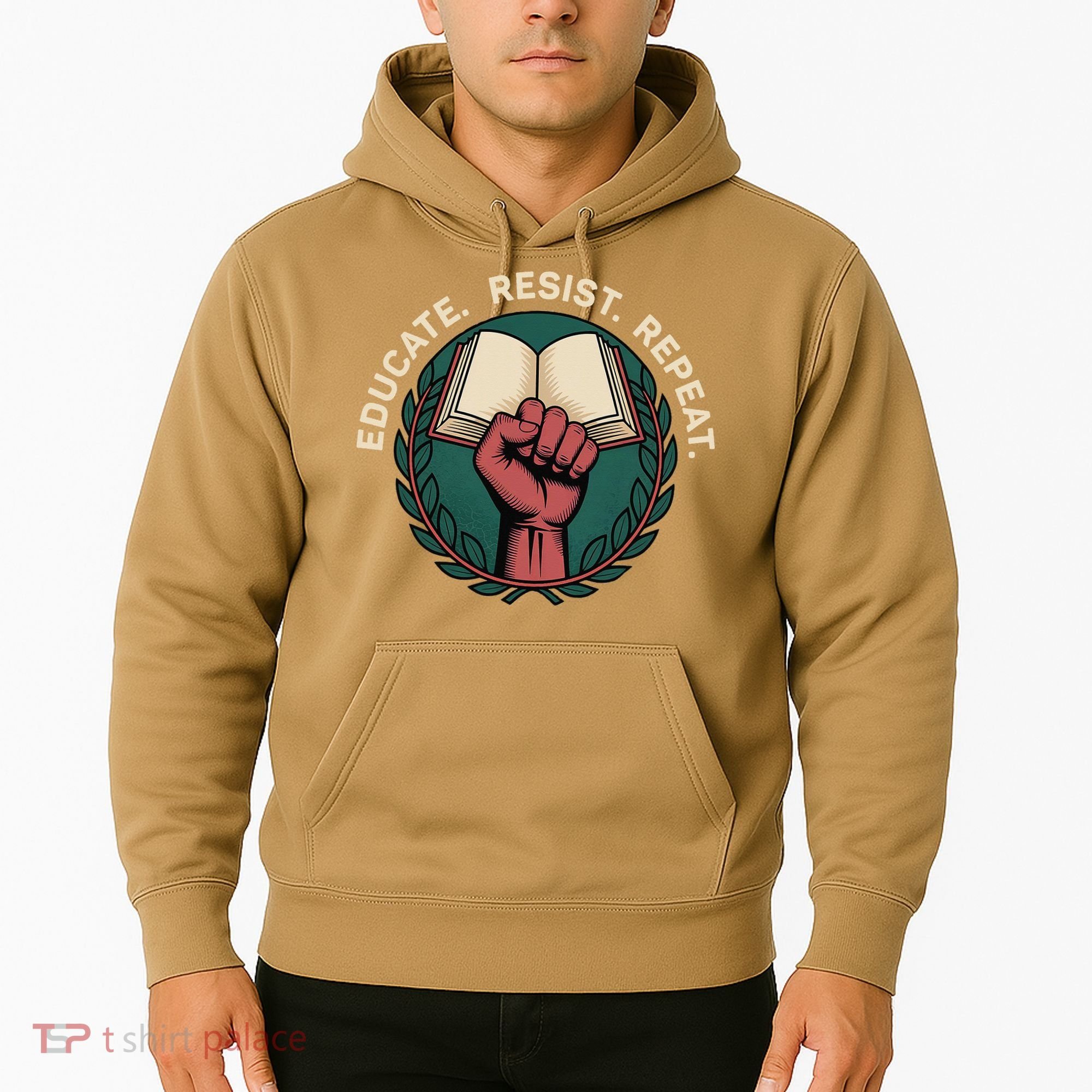 Defend Education Educate Resist Repeat Hoodie