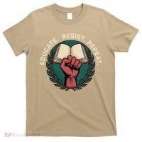 Defend Education Educate Resist Repeat T-Shirt thumb 0
