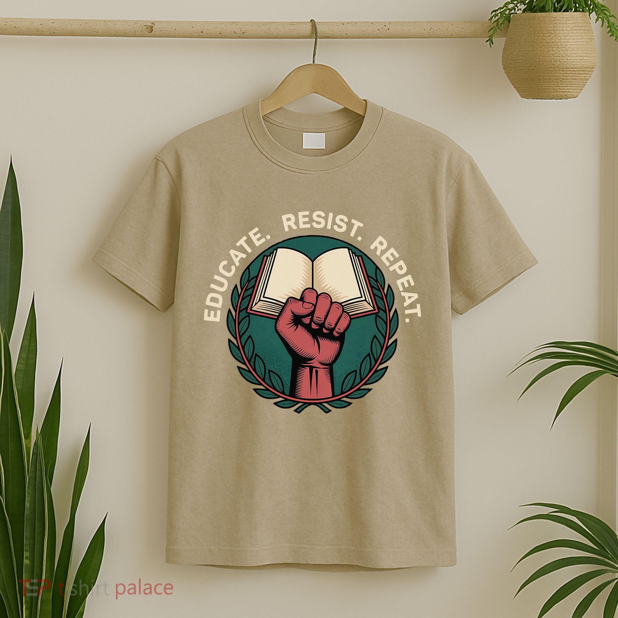 Defend Education Educate Resist Repeat T-Shirt