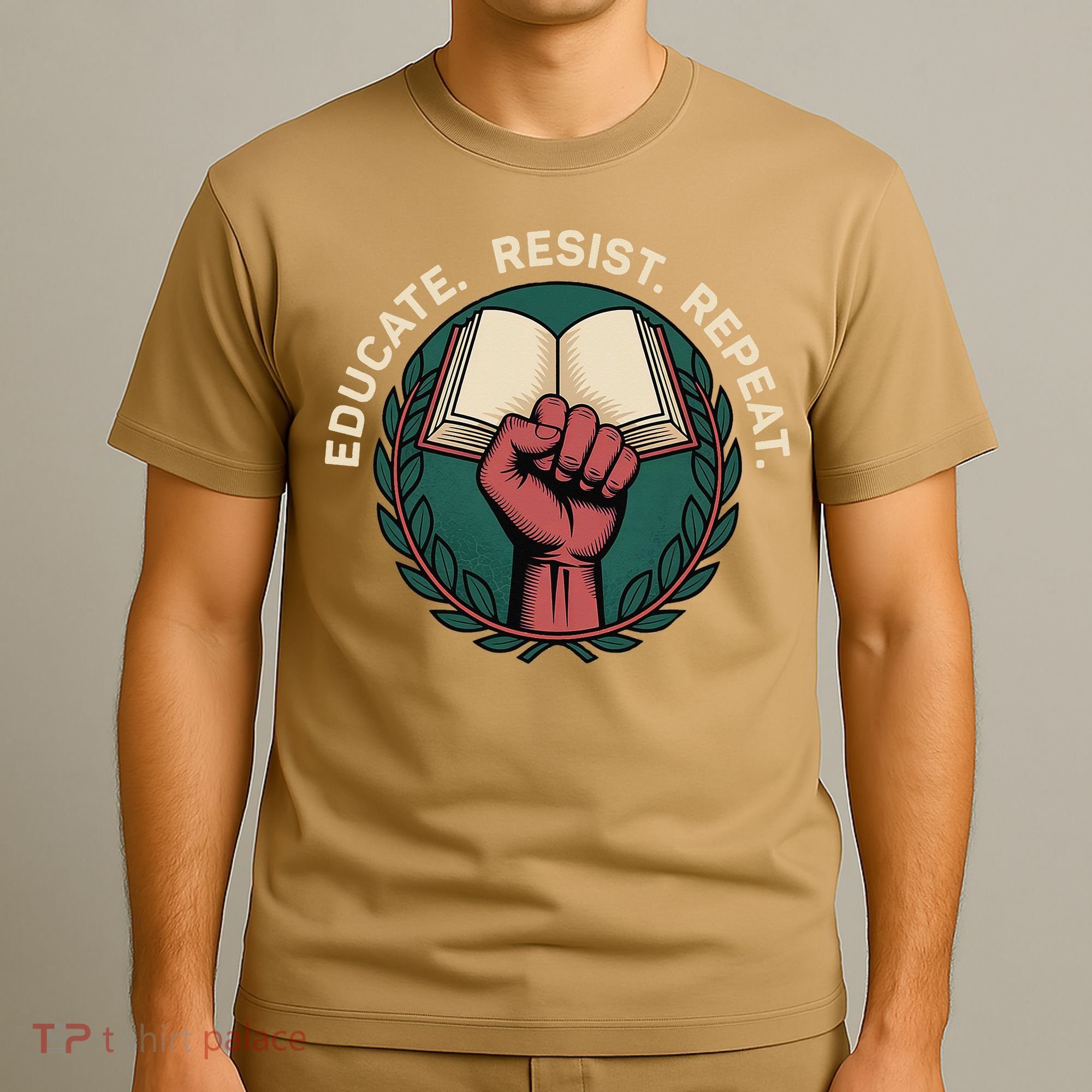 Defend Education Educate Resist Repeat T-Shirt