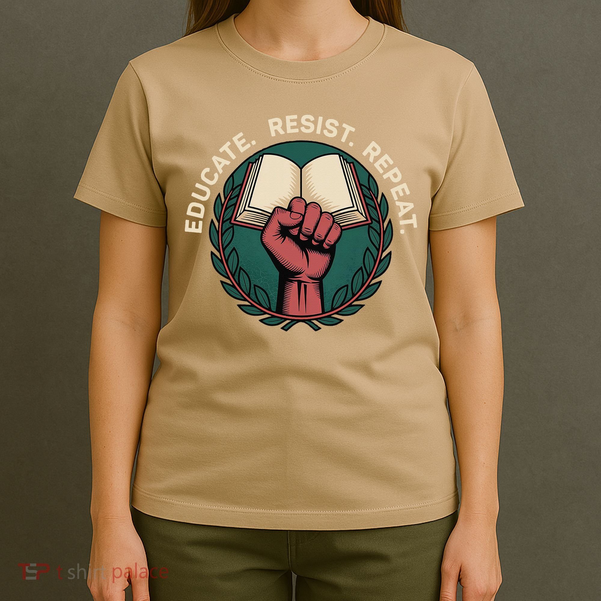 Defend Education Educate Resist Repeat T-Shirt