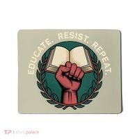 Defend Education Educate Resist Repeat Mousepad thumb 0