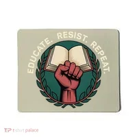 Defend Education Educate Resist Repeat Mousepad thumb 0
