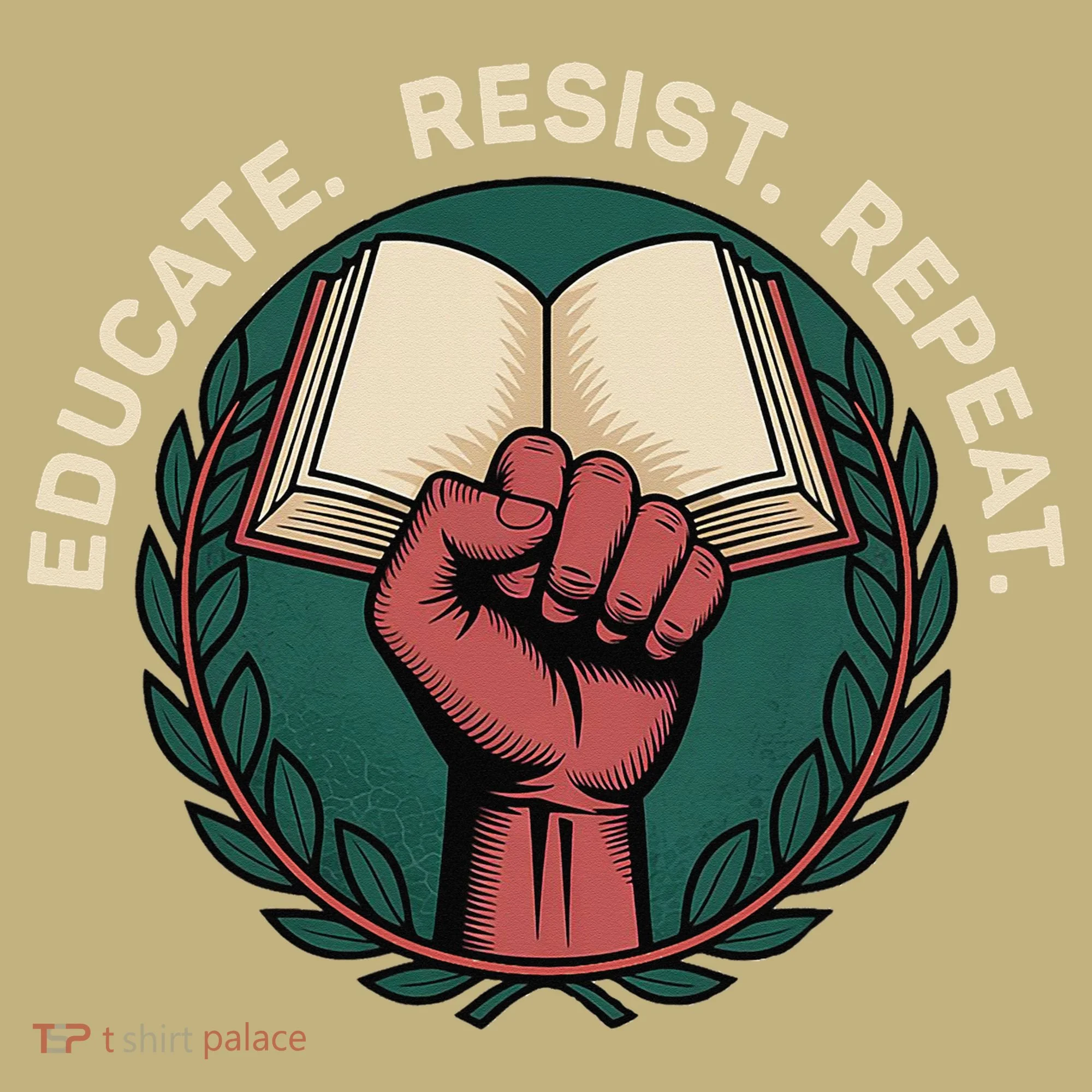 Defend Education Educate Resist Repeat Mousepad