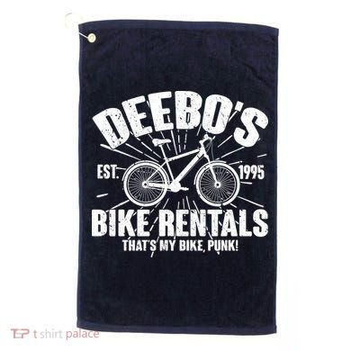 Deebo's Bike Rental Golf Towel