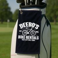 Deebo's Bike Rental Golf Towel thumb 2