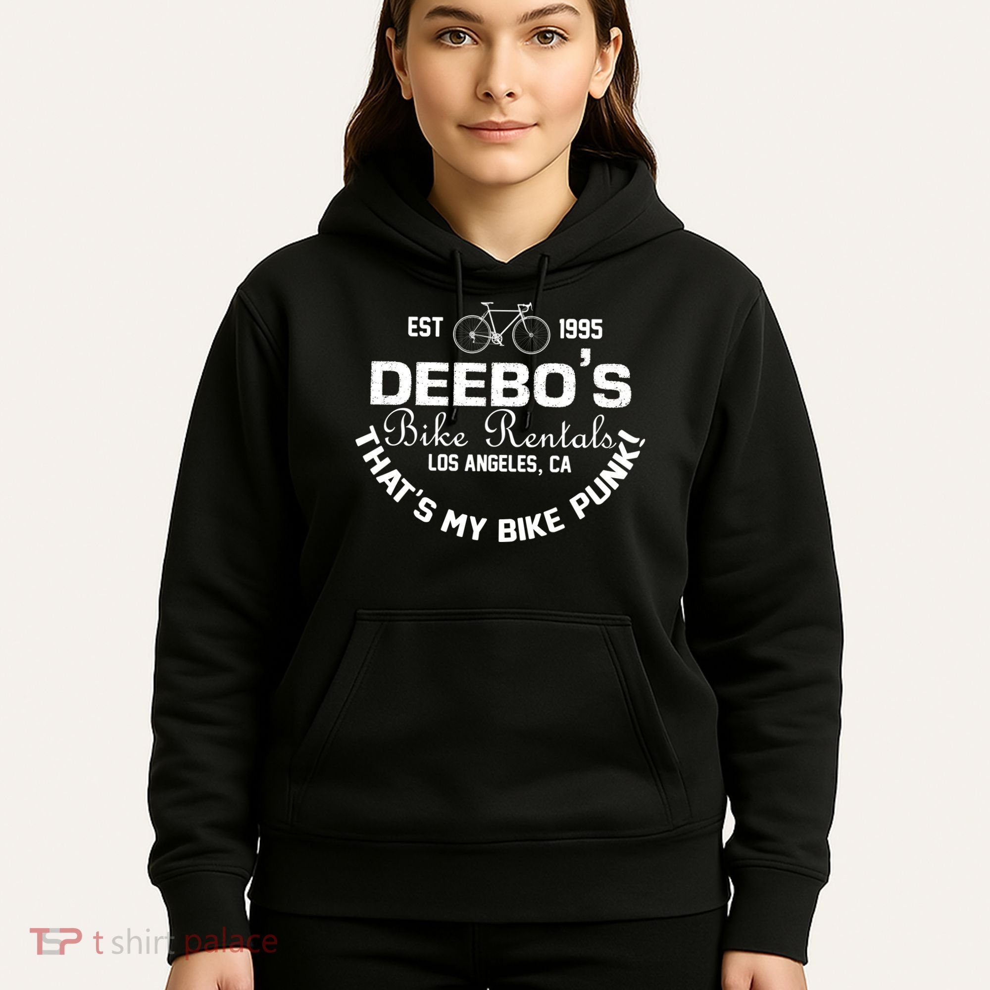 Deebos Bike Rental Retro Hoodie