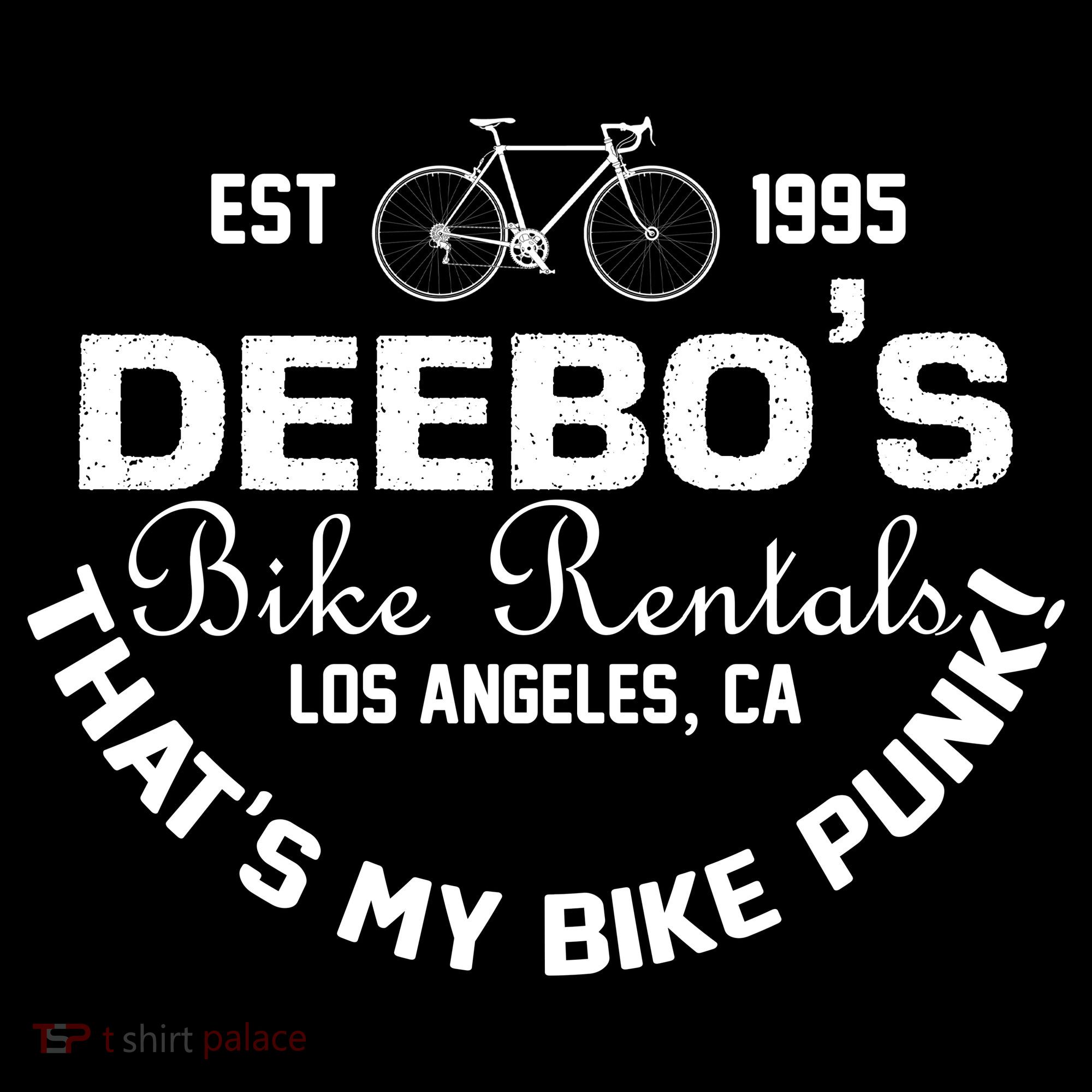 Deebos Bike Rental Retro T-Shirt
