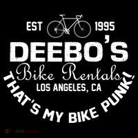 Deebos Bike Rental Retro Women's Hoodie thumb 2