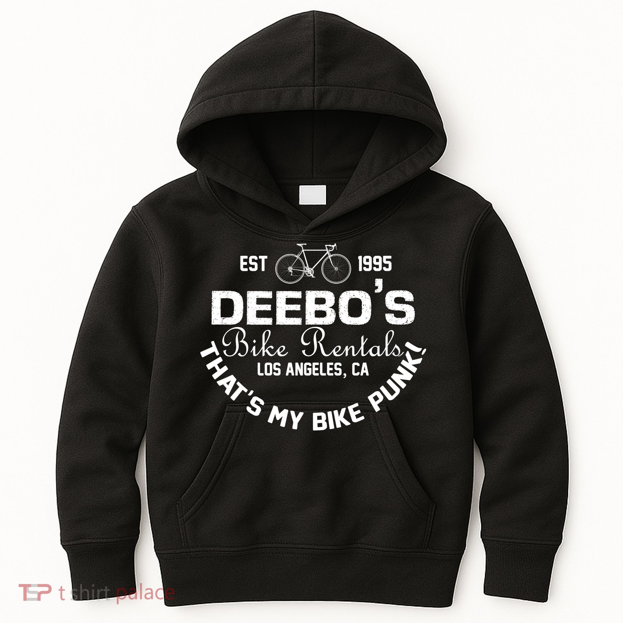 Deebos Bike Rental Retro Kids Hoodie