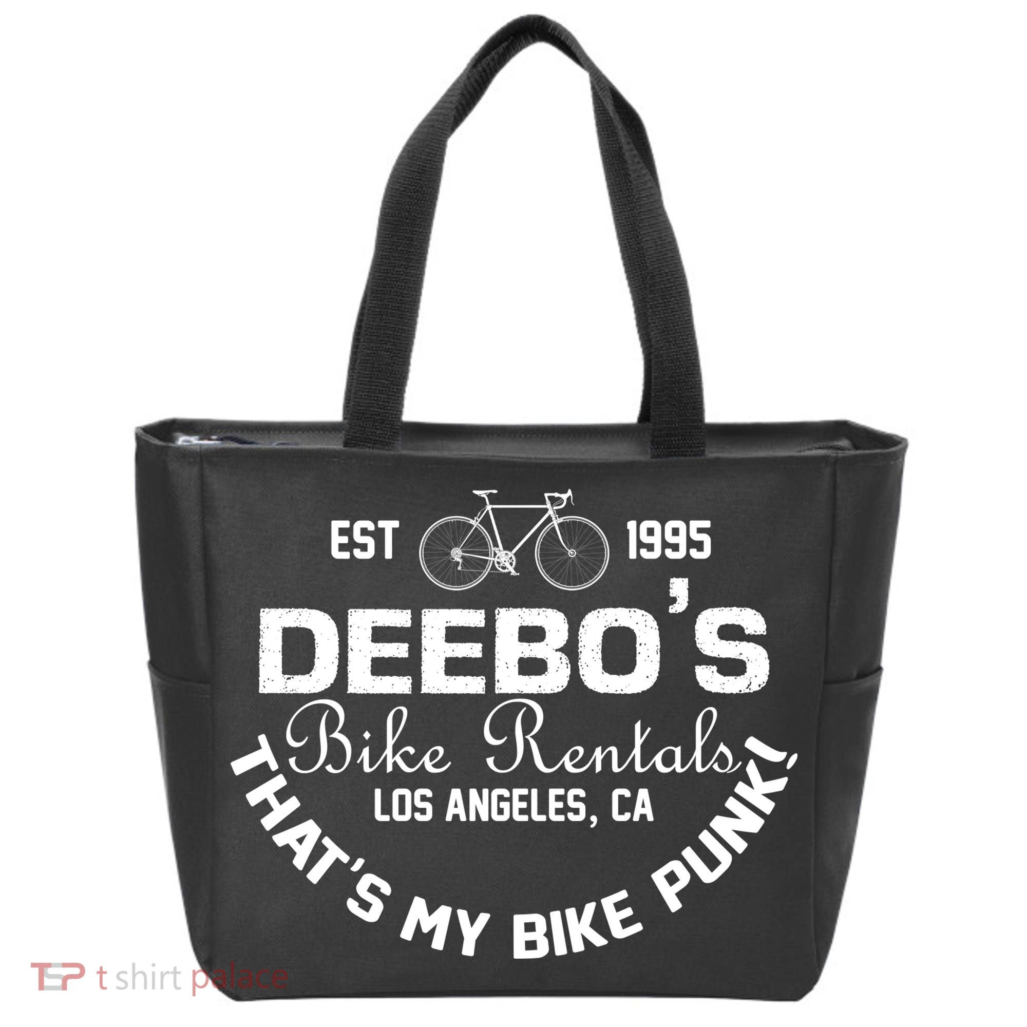 Deebos Bike Rental Retro Tote Bag