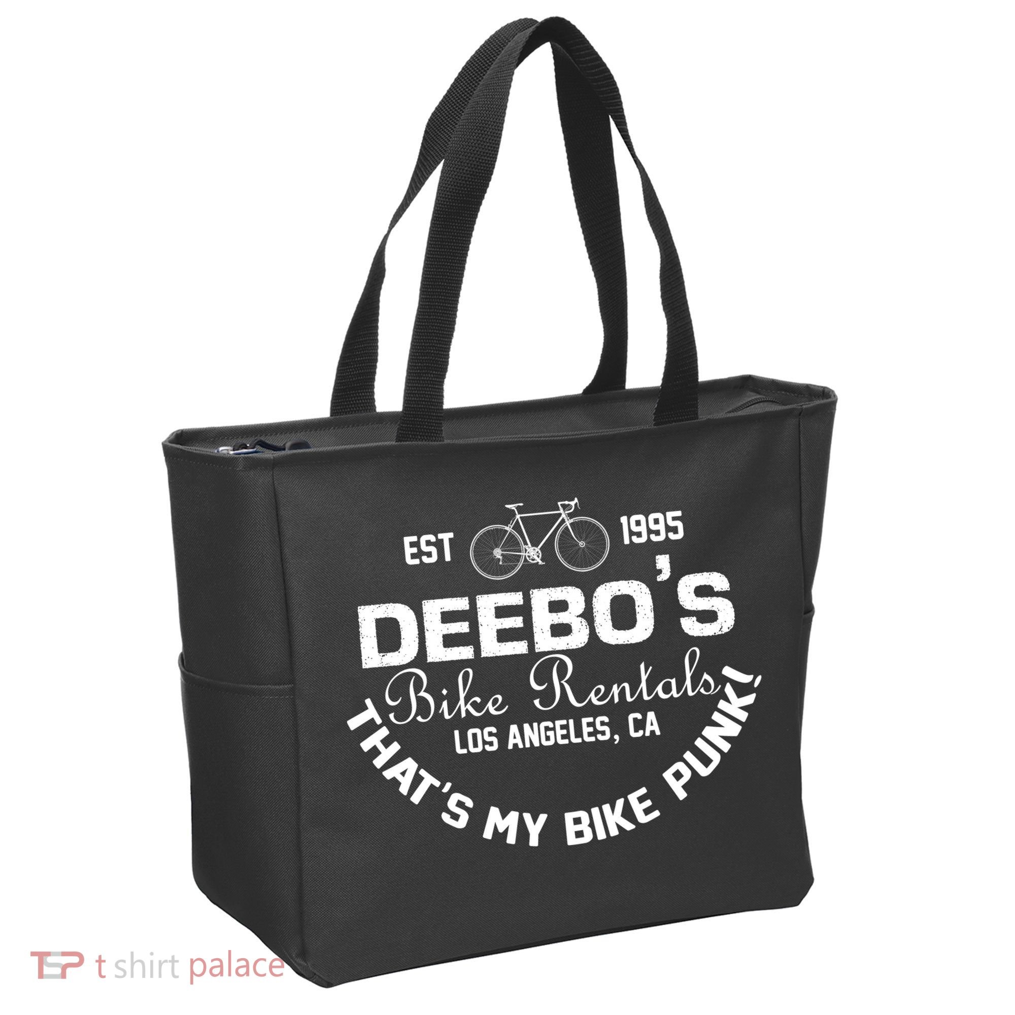 Deebos Bike Rental Retro Tote Bag