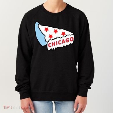 Deep Dish Chicago Pizza Flag Women's Sweatshirt