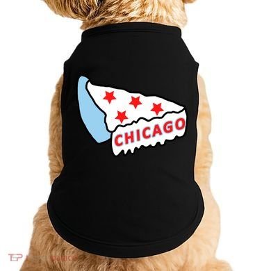 Deep Dish Chicago Pizza Flag Doggie Tank