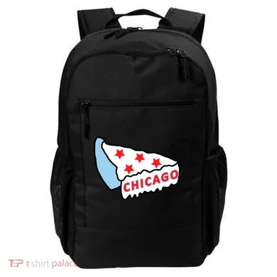 Deep Dish Chicago Pizza Flag Backpack