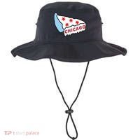 Deep Dish Chicago Pizza Flag Bucket Hat thumb 0