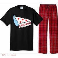 Deep Dish Chicago Pizza Flag Pajama Set thumb 0