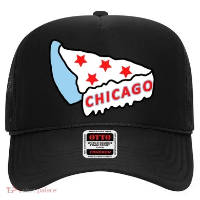 Deep Dish Chicago Pizza Flag Hat